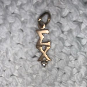 Sigma Chi Lavalier with small diamond